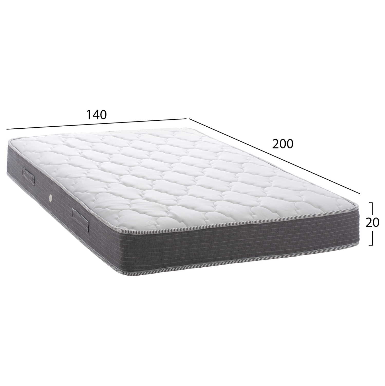 ΣΤΡΩΜΑ DREAMTOPIA ΣΕΙΡΑ LULLABY ALOE VERA BONNELL SPRING 140x200x20Y εκ. 2