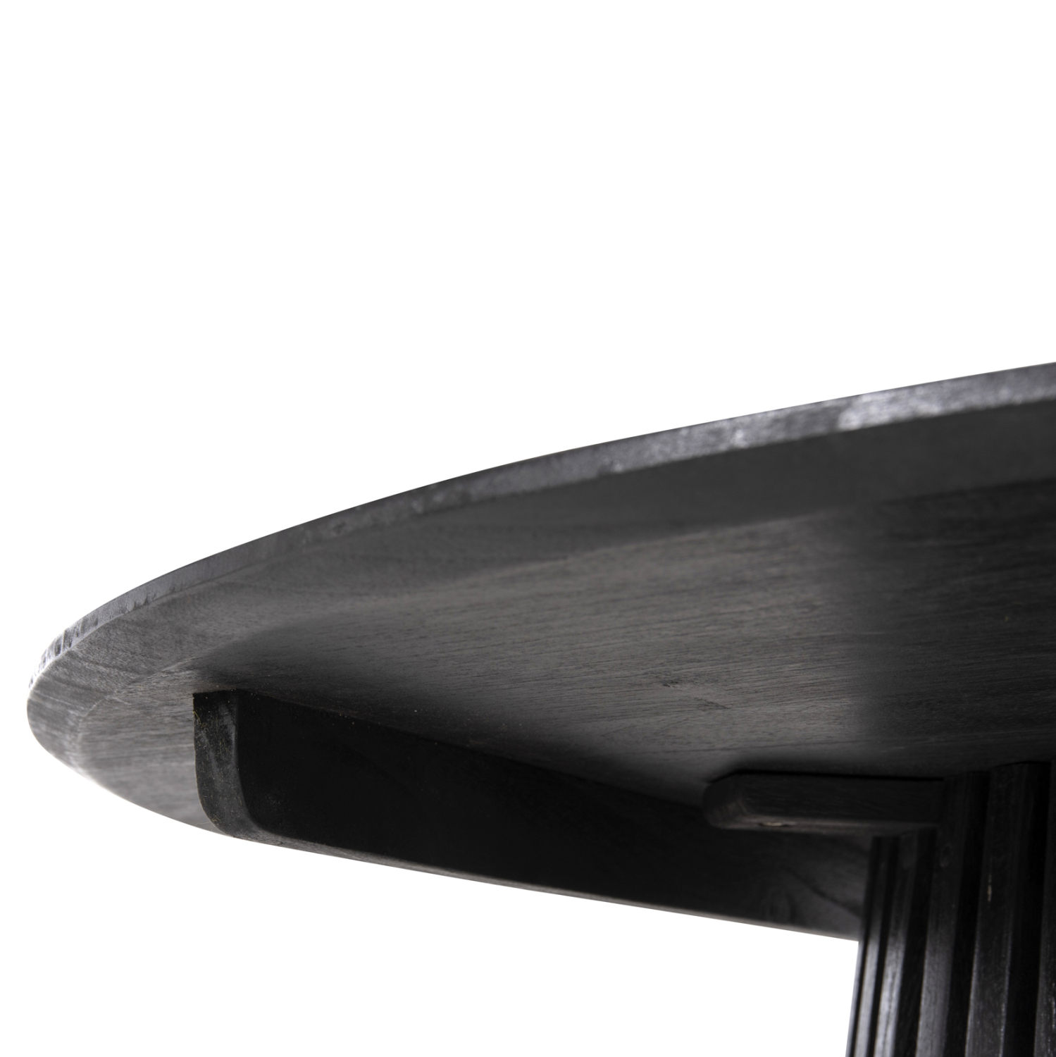 ΤΡΑΠΕΖΙ ΤΡΑΠΕΖΑΡΙΑΣ FRANTZ HM9388.12 ΜΑΣΙΦ MINDI ΞΥΛΟ ΣΕ ΜΑΥΡΟ Φ120X76,5Υεκ. 5