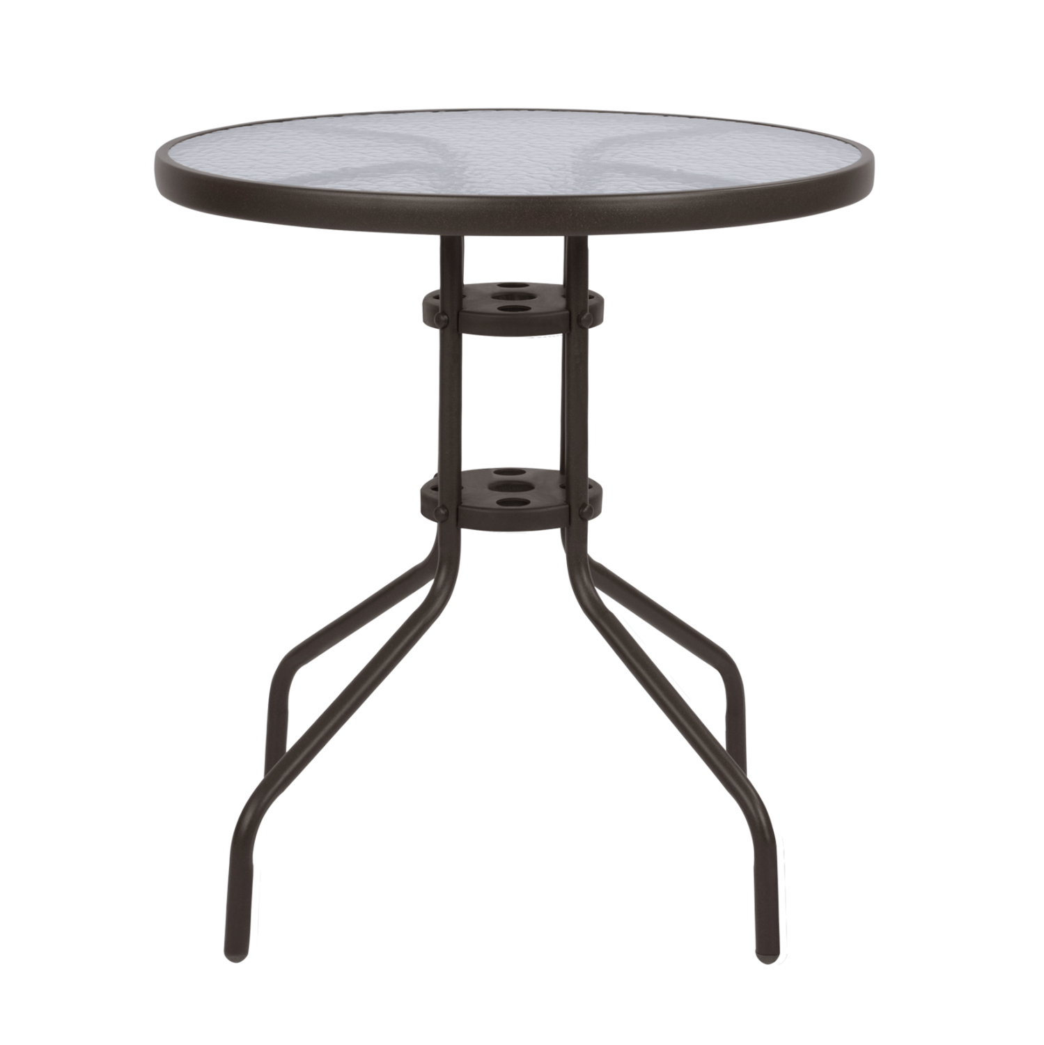 ΤΡΑΠΕΖΙ LIMA Φ70Χ70Υεκ. ΜΕΤΑΛΛΙΚΟ ΚΑΦΕ ΜΕ ΓΥΑΛΙΝΗ ΕΠΙΦΑΝΕΙΑ 3