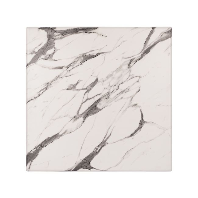 ΕΠΙΦΑΝΕΙΑ ΤΡΑΠΕΖΙΟΥ WERZALIT 60Χ60Χ3.5εκ. MARBLE WHITE-GREY 5657 1