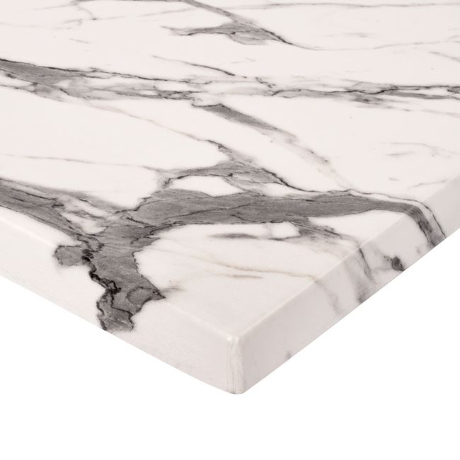 ΕΠΙΦΑΝΕΙΑ ΤΡΑΠΕΖΙΟΥ WERZALIT 80Χ80Χ3.5εκ. MARBLE WHITE-GREY 5657 3