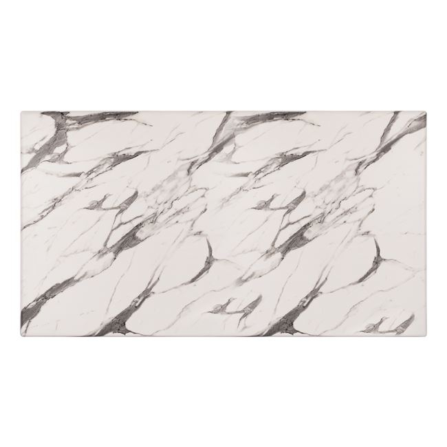 ΕΠΙΦΑΝΕΙΑ ΤΡΑΠΕΖΙΟΥ WERZALIT 120Χ80Χ3.5εκ. MARBLE WHITE-GREY 5657 1