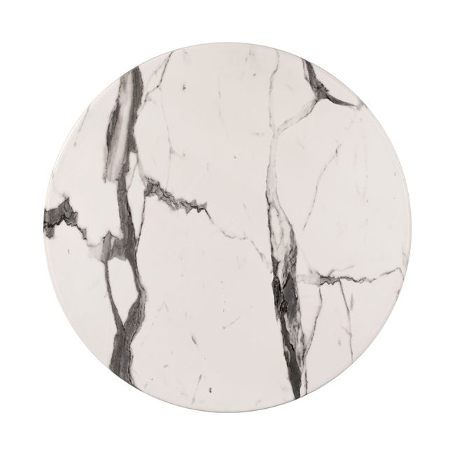 ΕΠΙΦΑΝΕΙΑ ΤΡΑΠΕΖΙΟΥ Φ70Χ2.5εκ. WERZALIT MARBLE WHITE-GREY 5657 1