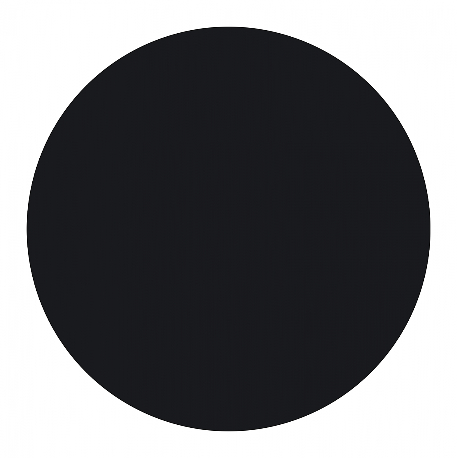 ΕΠΙΦΑΝΕΙΑ ΤΡΑΠΕΖΙΟΥ HPL ΜΑΥΡΗ Φ60 εκ. ΠΑΧΟΥΣ 12mm. 1