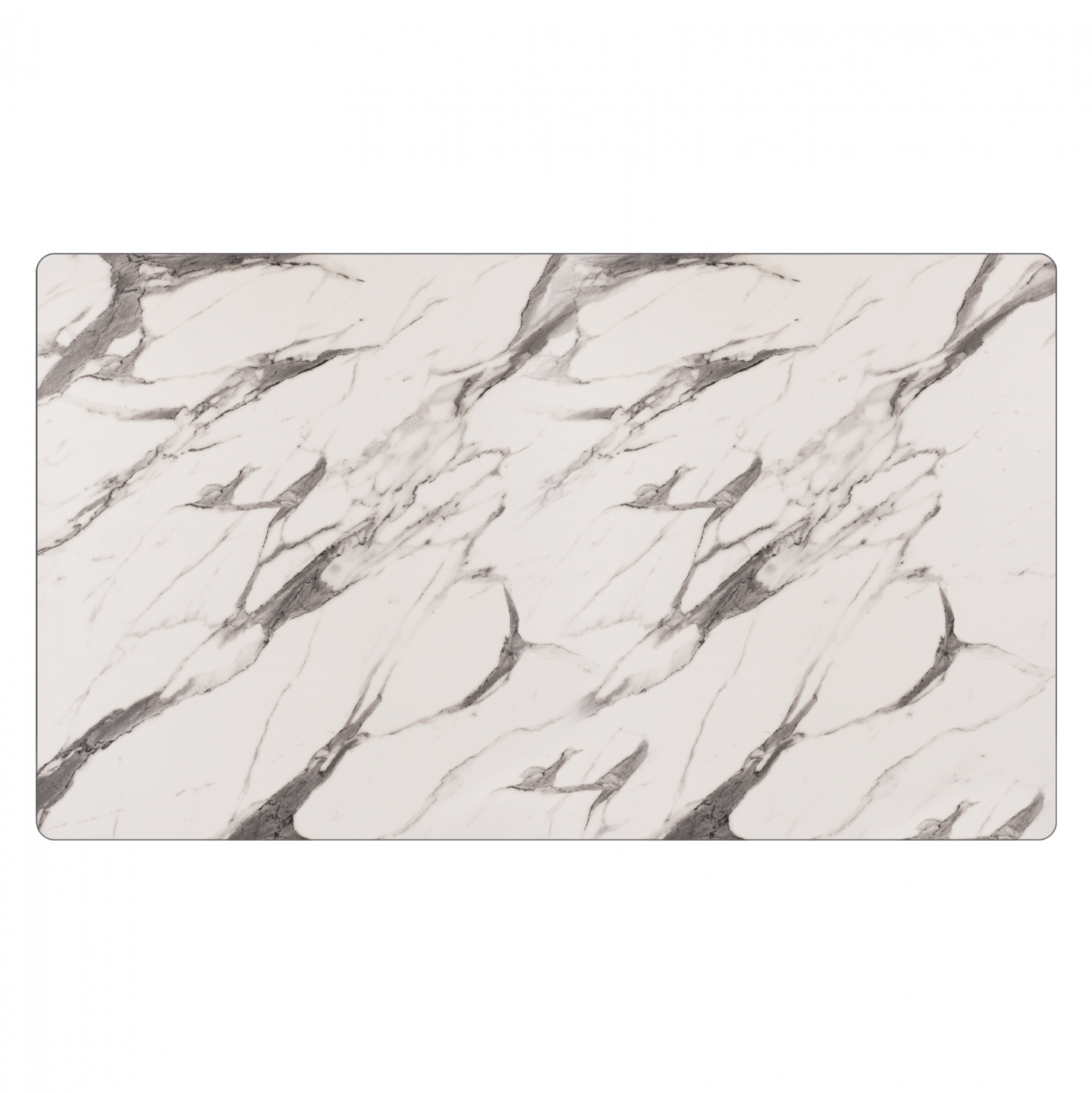 ΕΠΙΦΑΝΕΙΑ ΤΡΑΠΕΖΙΟΥ HPL MARBLE WHITE-GREY 120x69 εκ. ΠΑΧΟΥΣ 12mm. 1