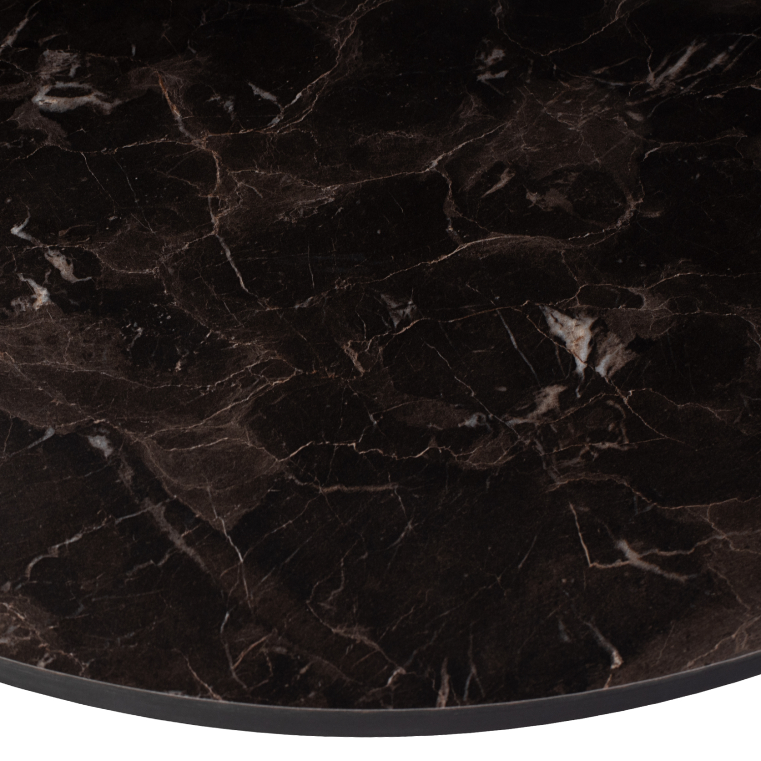 ΕΠΙΦΑΝΕΙΑ ΤΡΑΠΕΖΙΟΥ HPL BROWN MARBLE Φ69 εκ. ΠΑΧΟΥΣ 12mm. 3