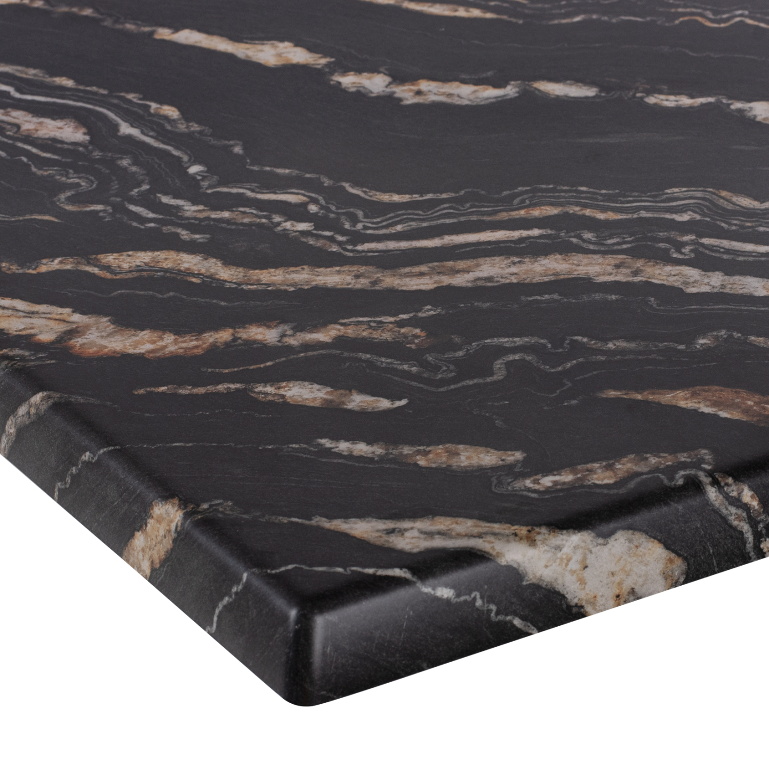 ΕΠΙΦΑΝΕΙΑ ΤΡΑΠΕΖΙΟΥ WERZALIT 60Χ60Χ3.5εκ. BLACK GOLD MARBLE 4