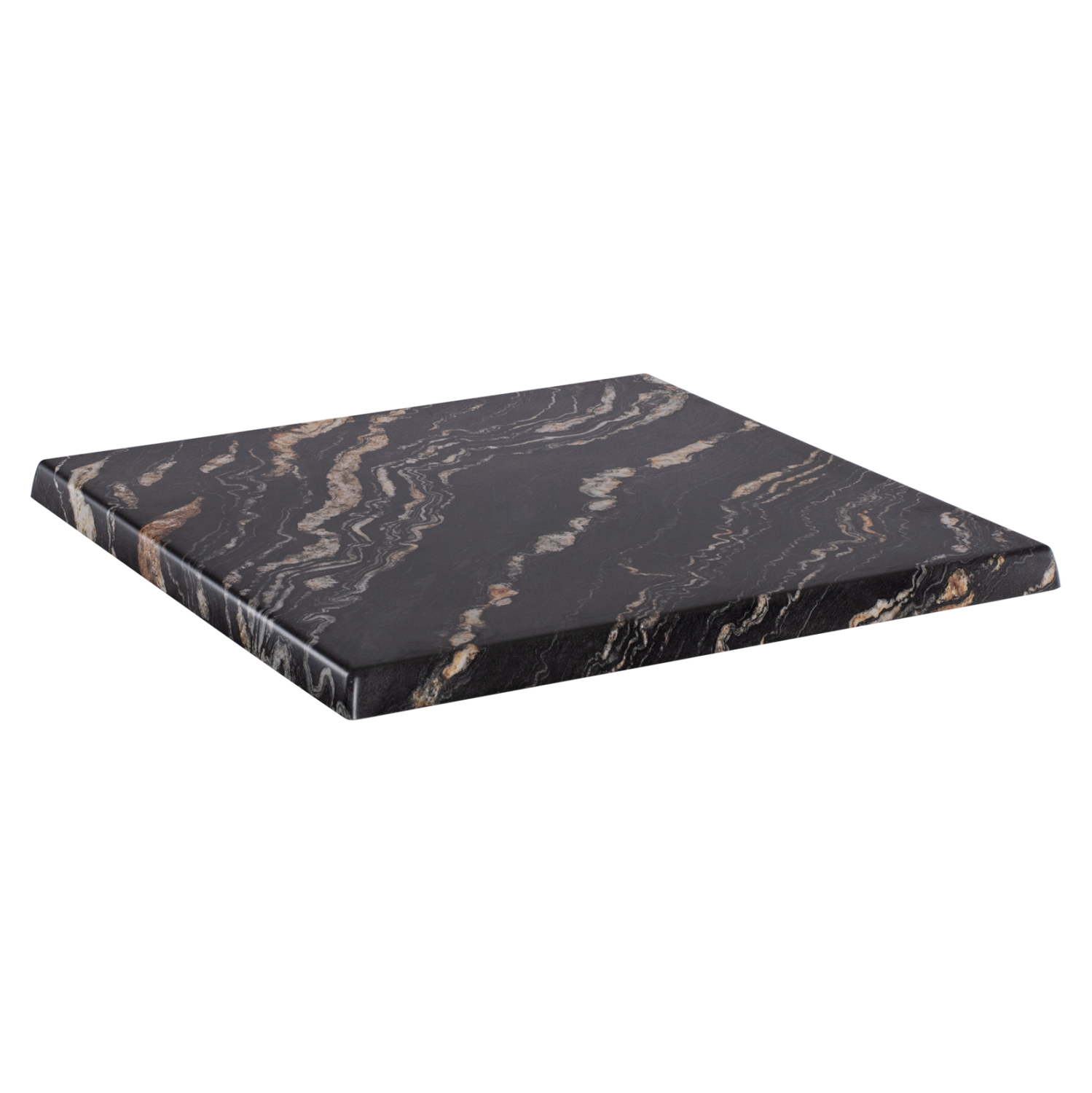 ΕΠΙΦΑΝΕΙΑ ΤΡΑΠΕΖΙΟΥ WERZALIT 80Χ80Χ3.5εκ. BLACK GOLD MARBLE 3