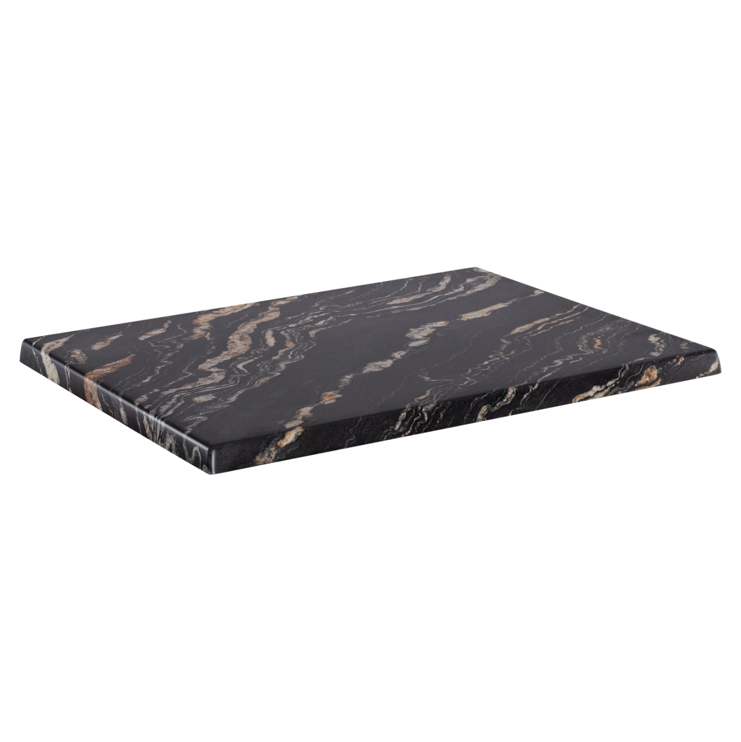 ΕΠΙΦΑΝΕΙΑ ΤΡΑΠΕΖΙΟΥ WERZALIT 120Χ80Χ3.5εκ. BLACK GOLD MARBLE 3