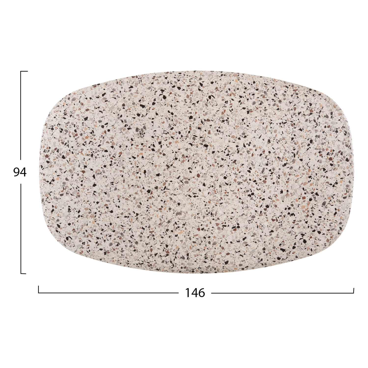 ΕΠΙΦΑΝΕΙΑ ΤΡΑΠΕΖΙΟΥ 5766 WERZALIT TERRAZZO 146X94 εκ. 2