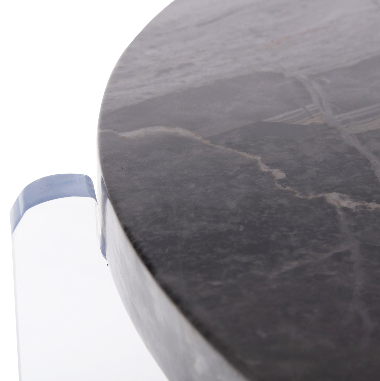 ΤΡΑΠΕΖΙ ΣΑΛΟΝΙΟΥ ACRYCON MDF ME ΥΔΑΤΟΑΠΩΘΗΤΙΚΗ ΕΠΙΣΤΡΩΣΗ-ΑΚΡΥΛΙΚΑ ΠΟΔΙΑ Φ64x51Yεκ. 5