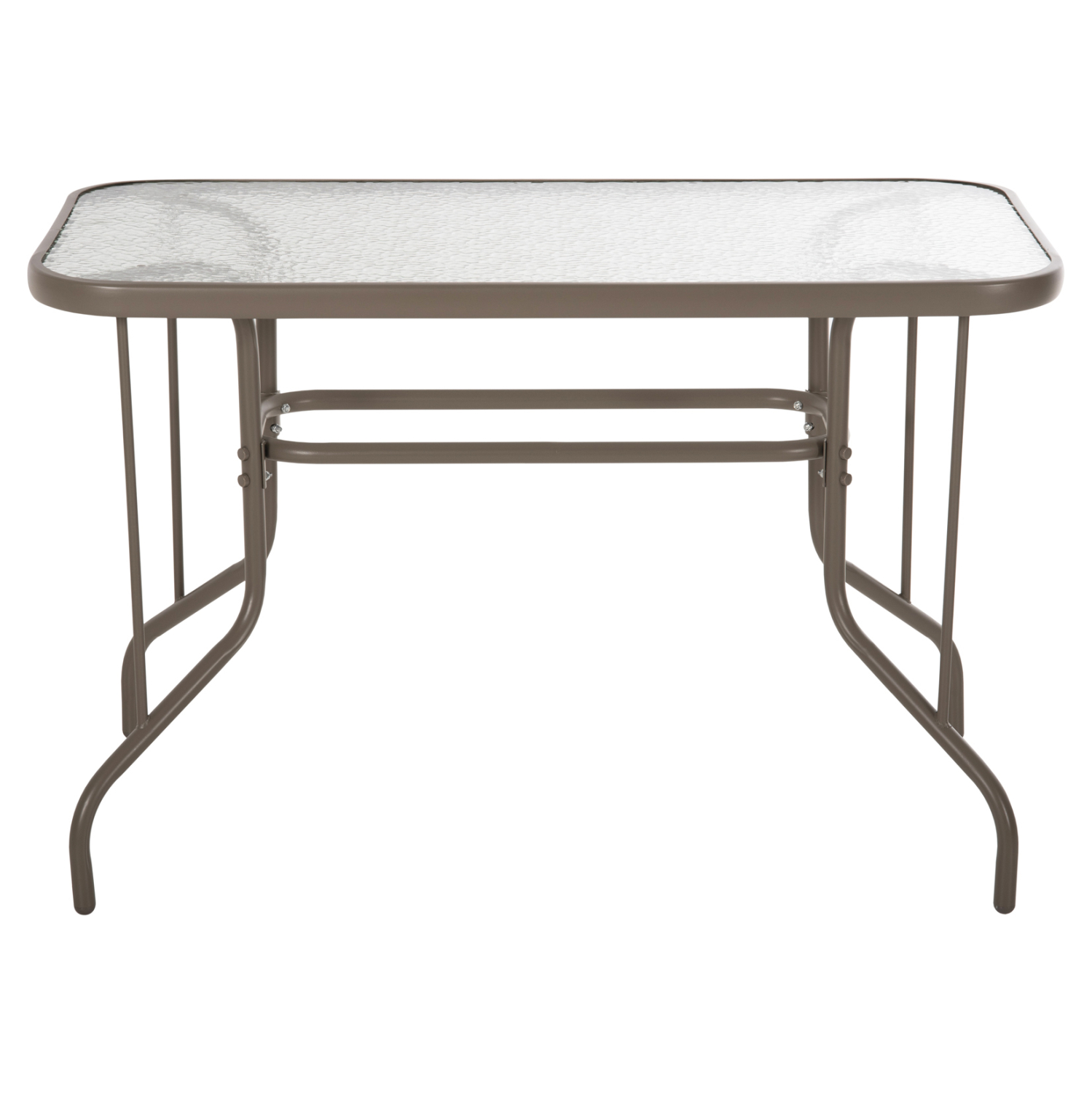 ΤΡΑΠΕΖΙ ADAM ΜΕΤΑΛΛΙΚΟ ΣΑΜΠΑΝΙ ΜΕ ΓΥΑΛΙΝΗ ΕΠΙΦΑΝΕΙΑ 110Χ60Χ71Υεκ. 3