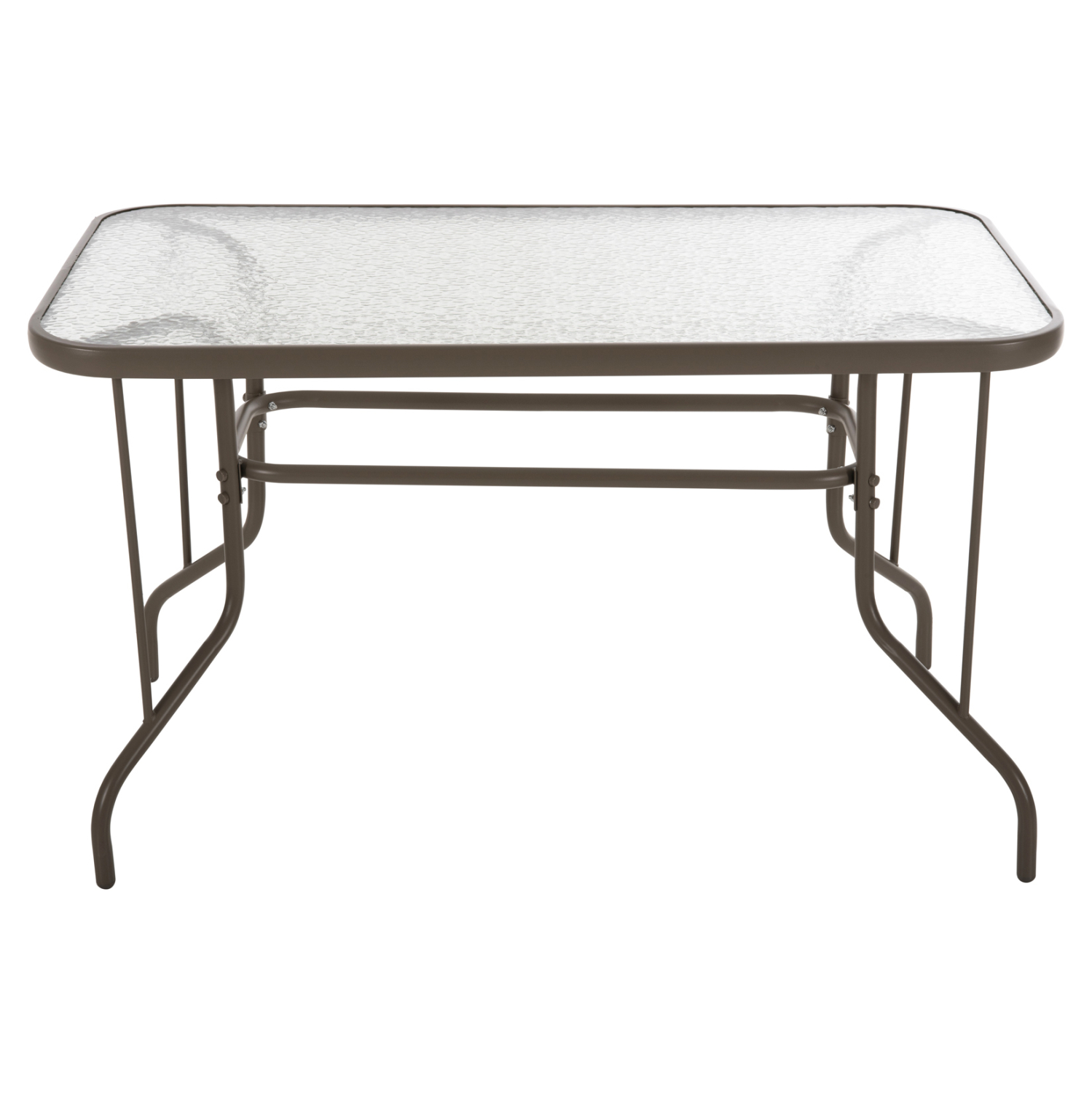 ΤΡΑΠΕΖΙ ADAM ΜΕΤΑΛΛΙΚΟ ΣΑΜΠΑΝΙ ΜΕ ΓΥΑΛΙΝΗ ΕΠΙΦΑΝΕΙΑ 120Χ70Χ71Υεκ. 3