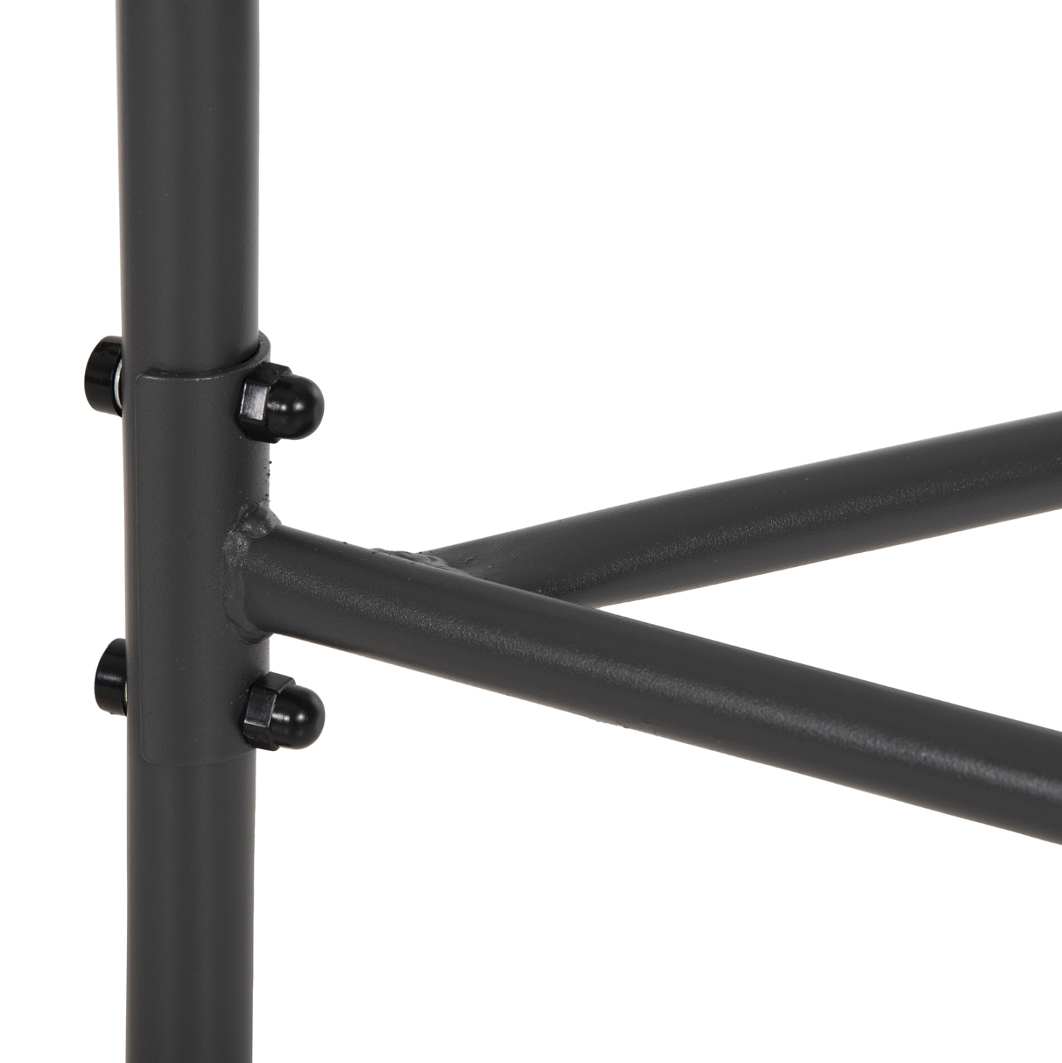 ΤΡΑΠΕΖΙ ΗΜΙΚΥΚΛΙΚΟ LIMA ΜΕΤΑΛΛΙΚΟ ΓΚΡΙ ΜΕ ΓΥΑΛΙΝΟ TOP 70x40x64,5Υεκ. 6