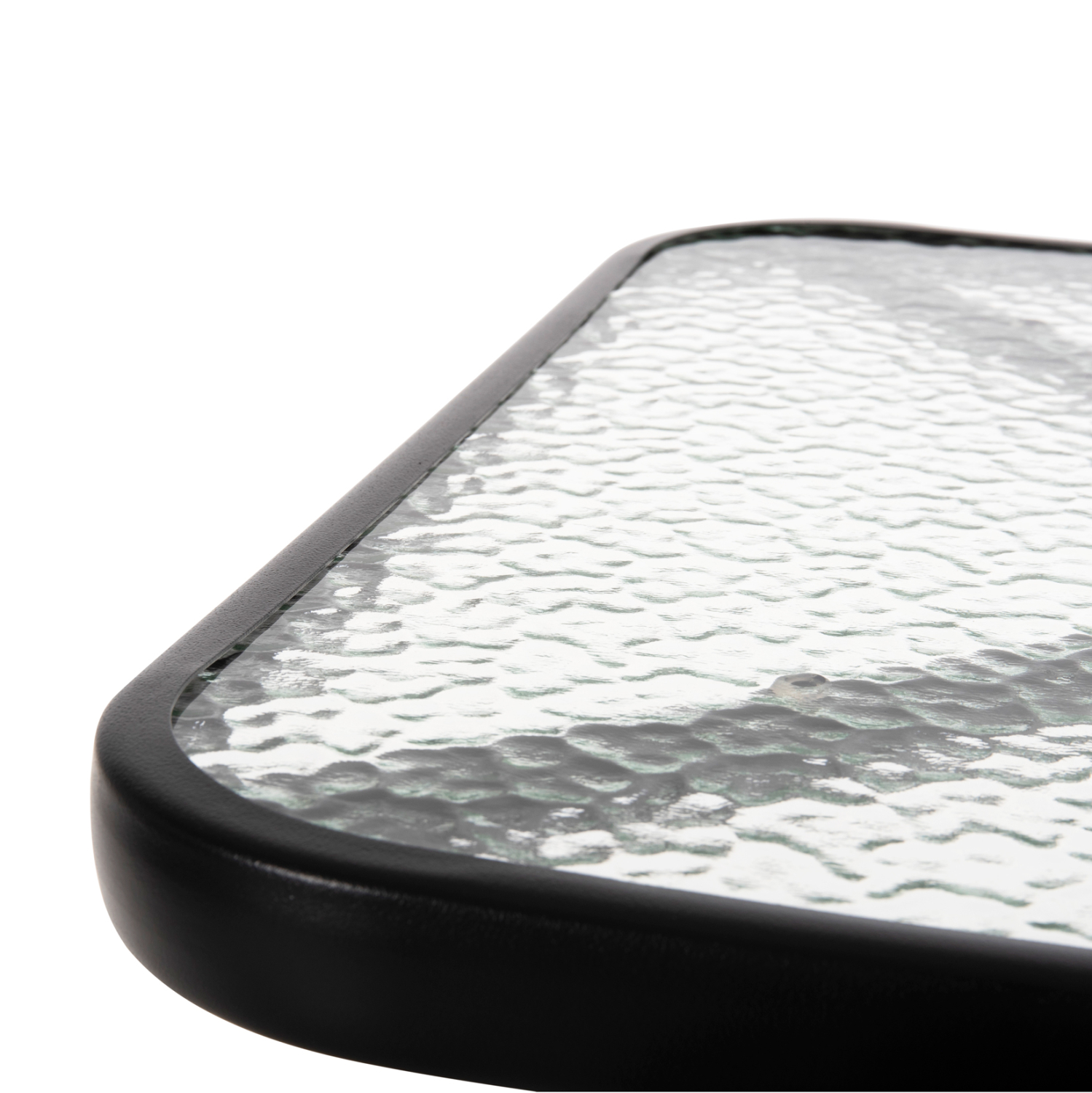 ΤΡΑΠΕΖΙ ΕΞΩΤ.ΧΩΡΟΥ FIGO ΜΕΤΑΛΛΟ ΜΑΥΡΟ- ΓΥΑΛΙΝΗ ΕΠΙΦΑΝΕΙΑ 60Χ60Χ70Υεκ 5