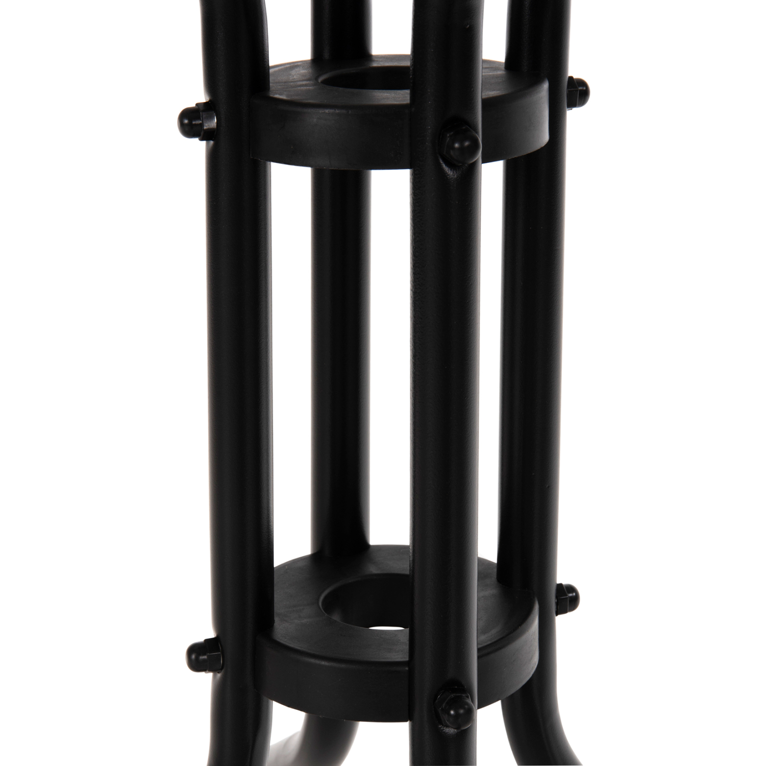 ΤΡΑΠΕΖΙ ΕΞΩΤ.ΧΩΡΟΥ FIGO ΜΕΤΑΛΛΟ ΜΑΥΡΟ- ΓΥΑΛΙΝΗ ΕΠΙΦΑΝΕΙΑ 60Χ60Χ70Υεκ 6