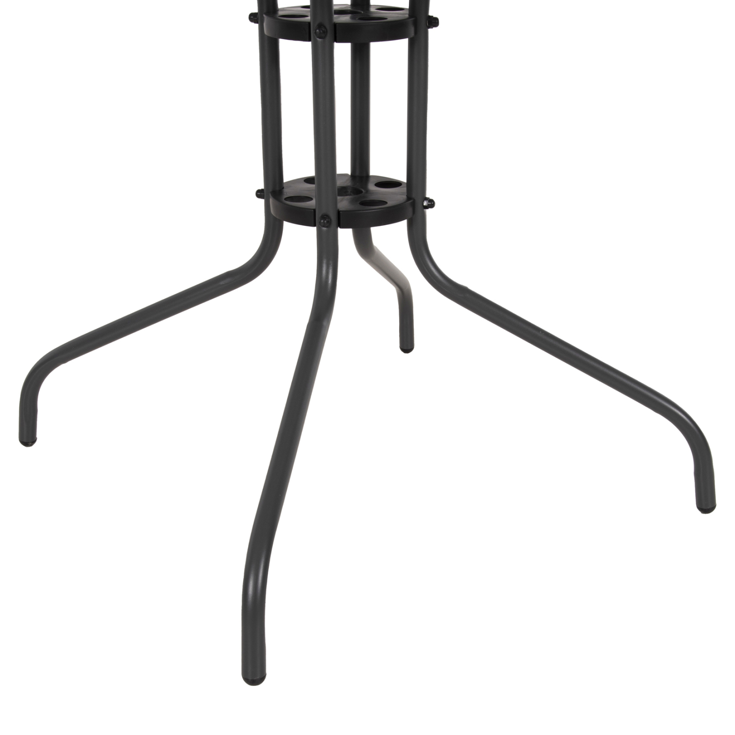 ΤΡΑΠΕΖΙ ΕΞΩΤ.ΧΩΡΟΥ FIGO ΜΕΤΑΛΛΟ ΓΚΡΙ-ΓΥΑΛΙΝΗ ΕΠΙΦΑΝΕΙΑ 80Χ80Χ71Υεκ 7