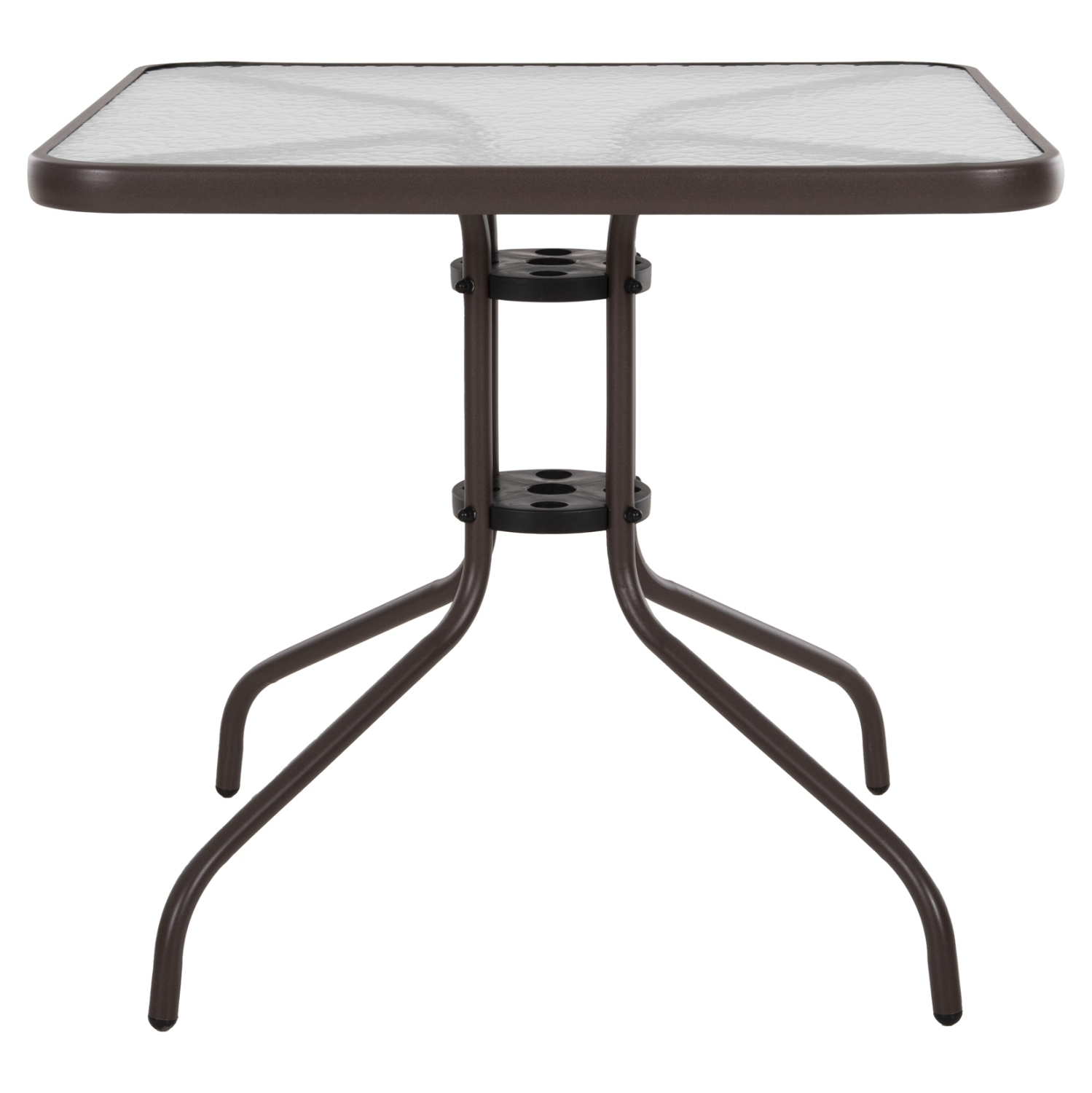 ΤΡΑΠΕΖΙ ΕΞΩΤ.ΧΩΡΟΥ FIGO ΜΕΤΑΛΛΟ ΚΑΦΕ-ΓΥΑΛΙΝΗ ΕΠΙΦΑΝΕΙΑ 80Χ80Χ71Υεκ 3