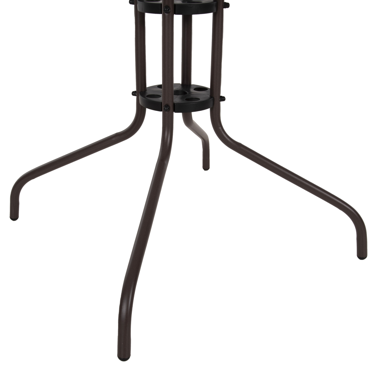 ΤΡΑΠΕΖΙ ΕΞΩΤ.ΧΩΡΟΥ FIGO ΜΕΤΑΛΛΟ ΚΑΦΕ-ΓΥΑΛΙΝΗ ΕΠΙΦΑΝΕΙΑ 80Χ80Χ71Υεκ 6