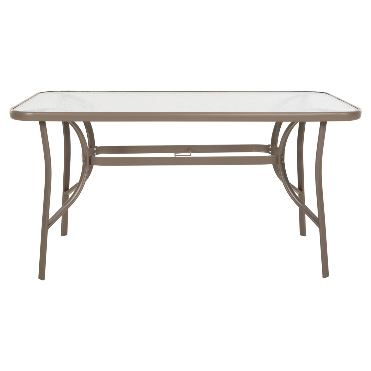 ΤΡΑΠΕΖΙ BRUNO ΣΑΜΠΑΝΙ ΜΕΤΑΛΛΙΚΟ ΜΕ ΓΥΑΛΙΝΗ ΕΠΙΦΑΝΕΙΑ 140Χ80Χ71Υεκ 3