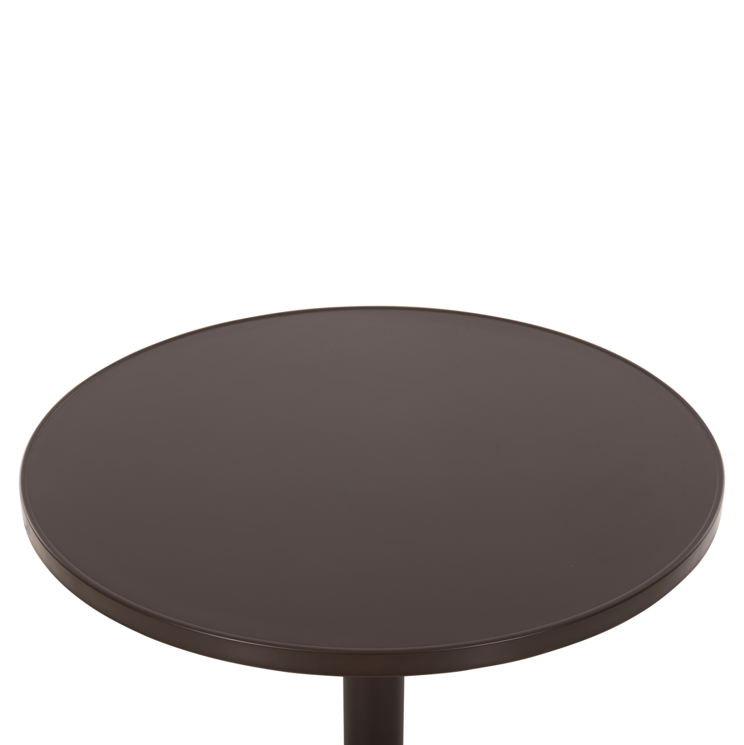 ΤΡΑΠΕΖΙ ΣΤΡΟΓΓΥΛΟ GOSS ΑΛΟΥΜΙΝΙΟ ΚΑΦΕ Φ60x70Υεκ. 4