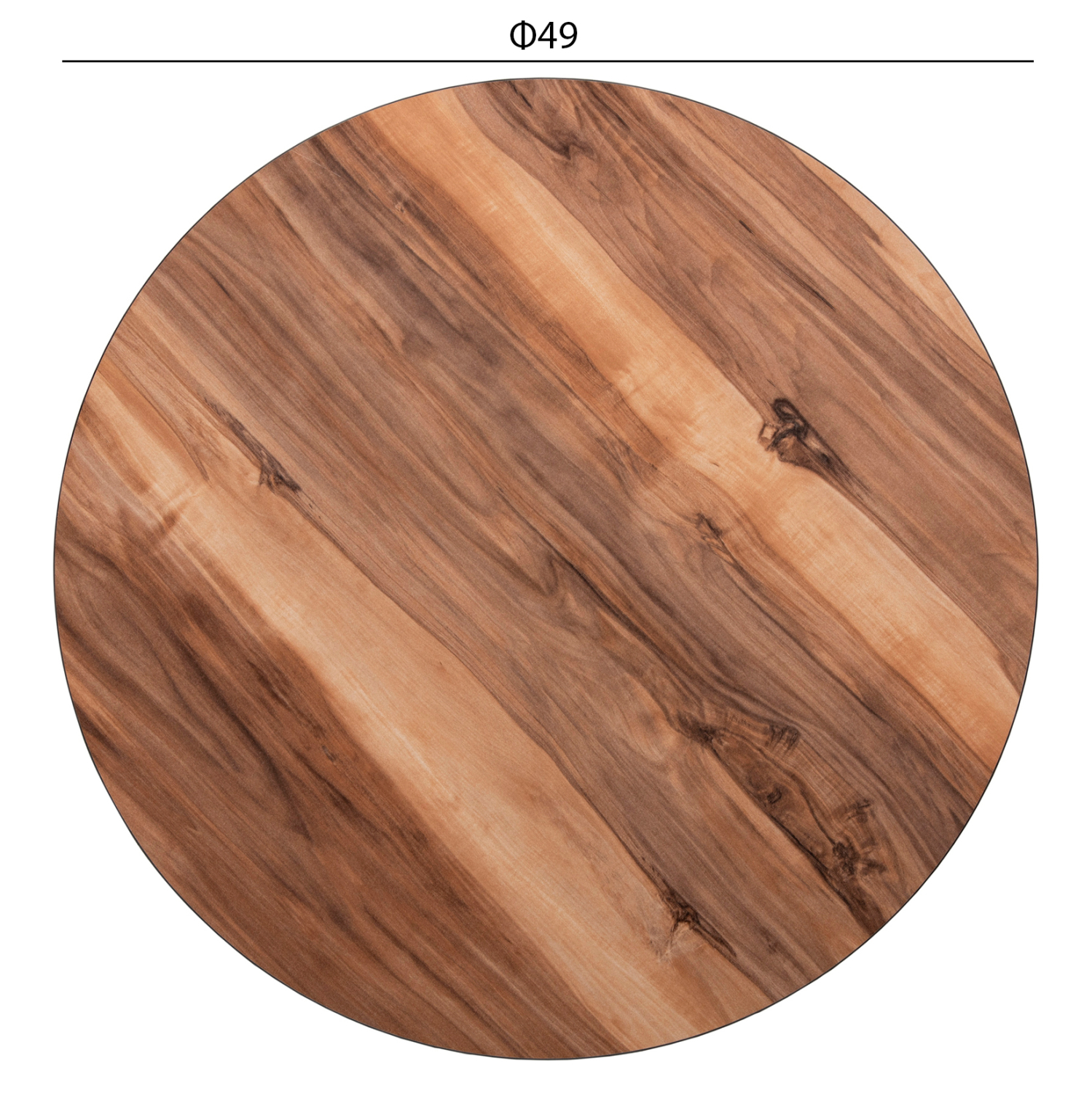 ΕΠΙΦΑΝΕΙΑ ΤΡΑΠΕΖΙΟΥ HPL INDIAN SHESMAN Φ60 εκ. ΠΑΧΟΥΣ 12mm. 2