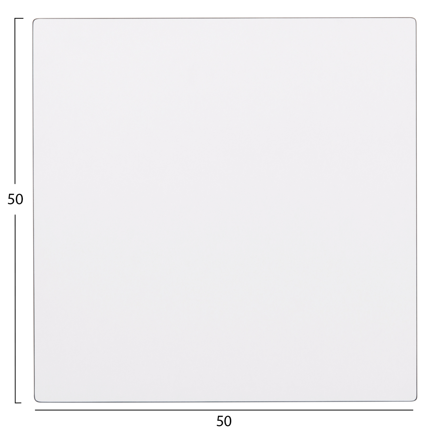 EΠΙΦΑΝΕΙΑ ΤΡΑΠΕΖΙΟΥ HPL ΤΕΤΡΑΓΩΝΗ ΛΕΥΚΗ COMPACT 50X50X1.5εκ. 2