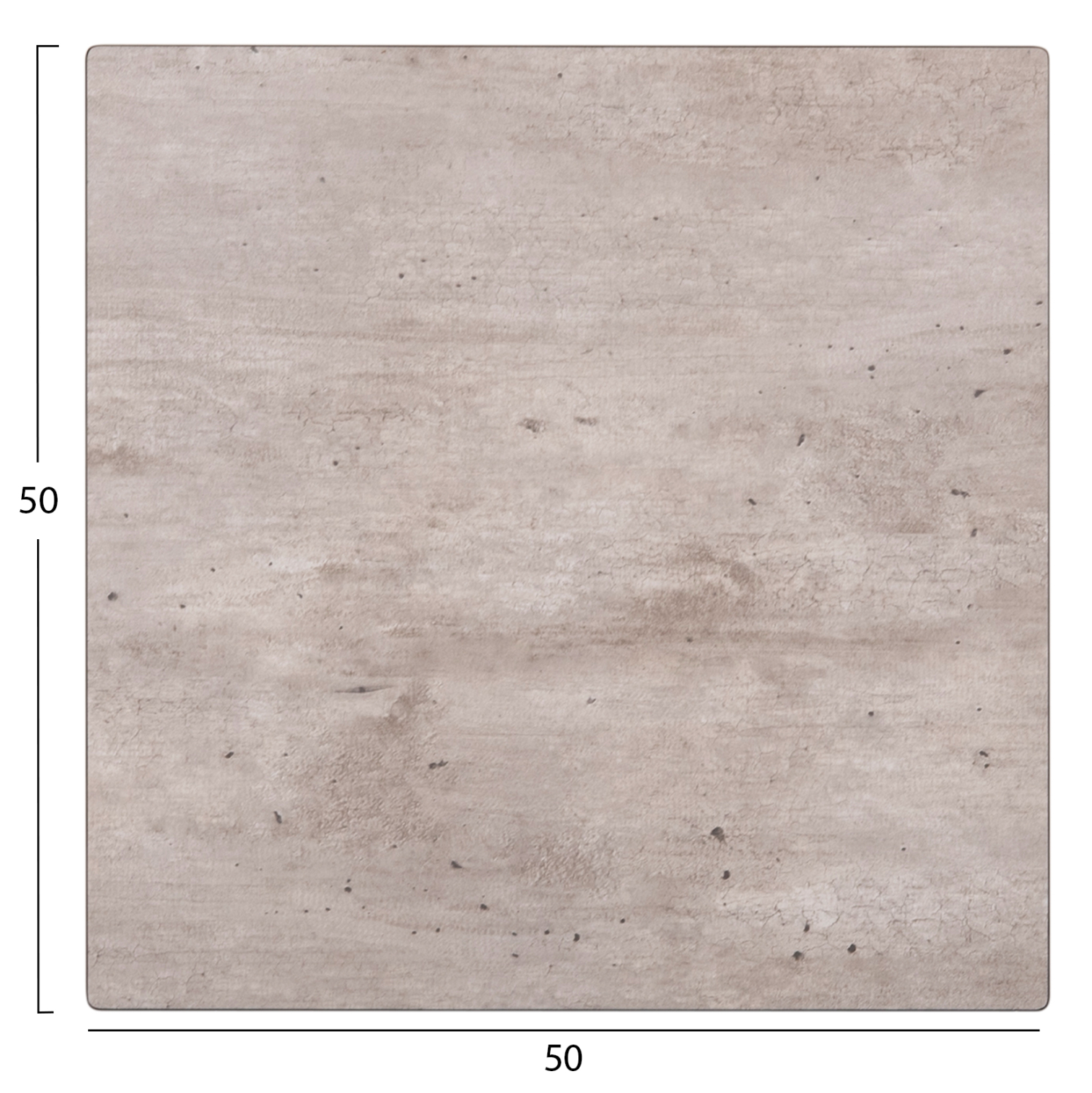 ΕΠΙΦΑΝΕΙΑ ΤΡΑΠΕΖΙΟΥ HPL ΤΕΤΡΑΓΩΝΗ CEMENT COMPACT 50X50X1.5εκ. 2