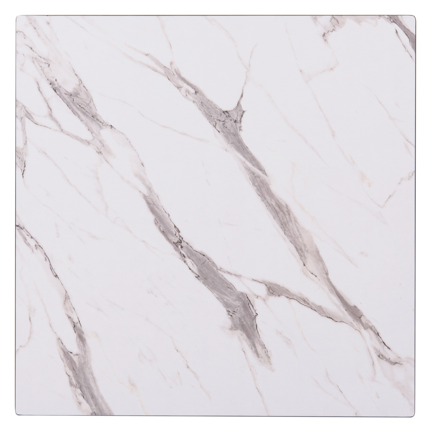 ΕΠΙΦΑΝΕΙΑ ΤΡΑΠΕΖΙΟΥ HPL GLOSSΥ ΤΕΤΡΑΓΩΝΗ COMPACT ΛΕΥΚΟ ΜΑΡΜΑΡΟ 60x60x1.5εκ 1