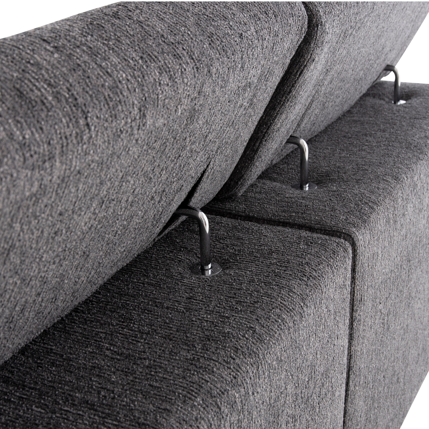 ΚΑΝΑΠΕΣ ΔΕΞΙΑ ΓΩΝΙΑ 5Θ ΜΕ RECLINE LUNARIS ΓΚΡΙ ΥΦΑΣΜΑ 307x267x94Yεκ 9