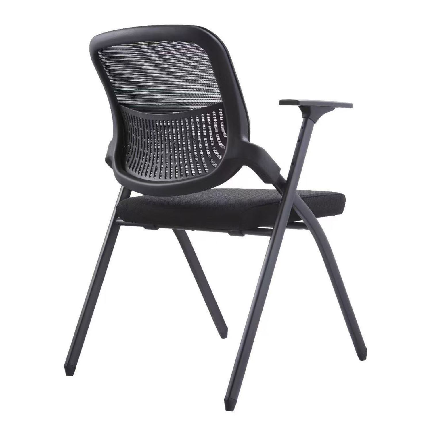 ΚΑΡΕΚΛΑ ΣΥΝΕΔΡΙΟΥ ΠΤΥΣΣΟΜΕΝΗ ΜΕ ΑΝΑΛΟΓΙΟ  MESH ΥΦΑΣΜΑ ΜΑΥΡΟ 65x63x82Υεκ. 4