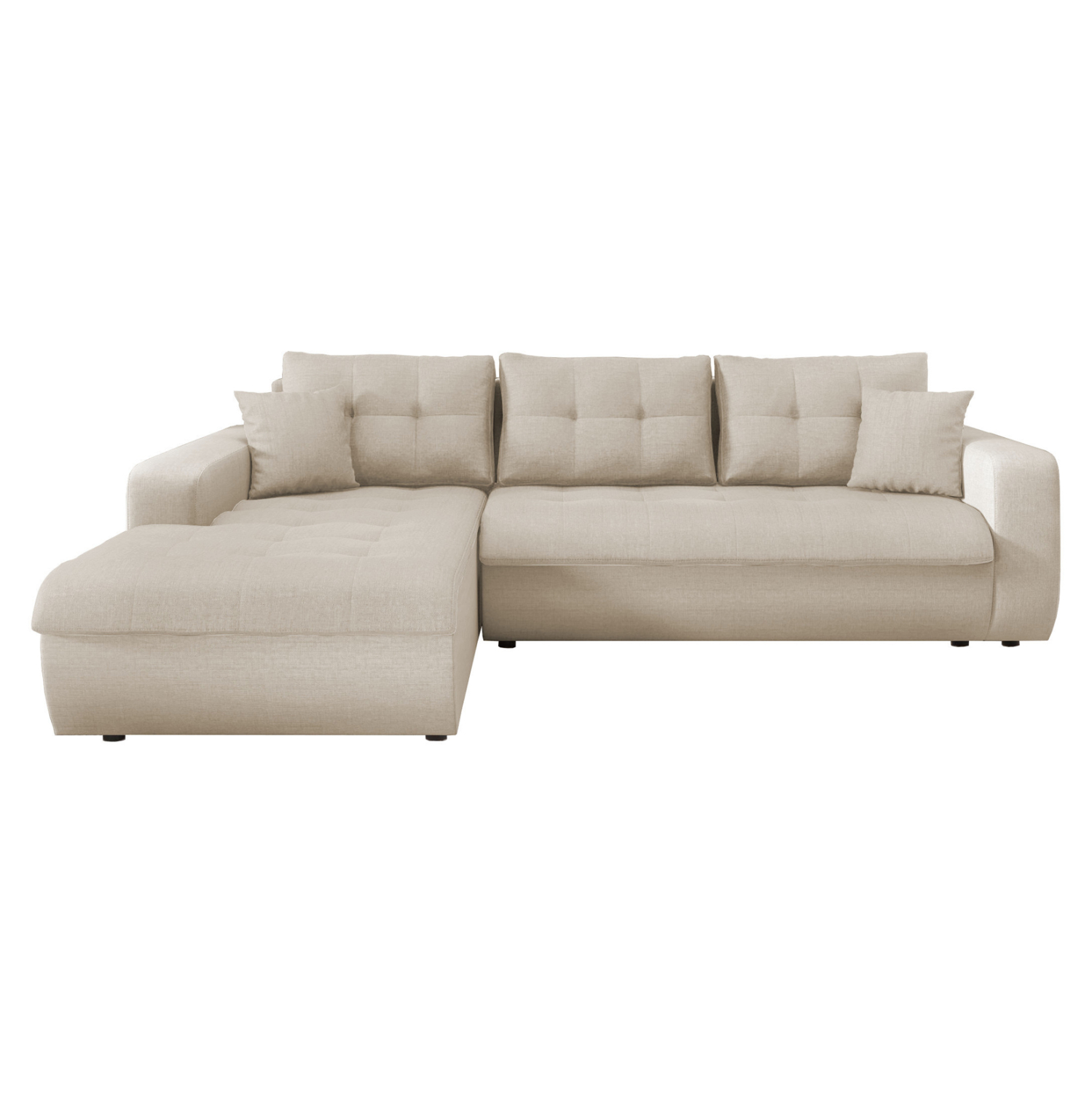 ΚΑΝΑΠΕΣ ΚΡΕΒΑΤΙ ΑΡΙΣΤΕΡΗ ΓΩΝΙΑ  ΜΠΕΖ ΥΦΑΣΜΑ 244x188x80Υεκ 4