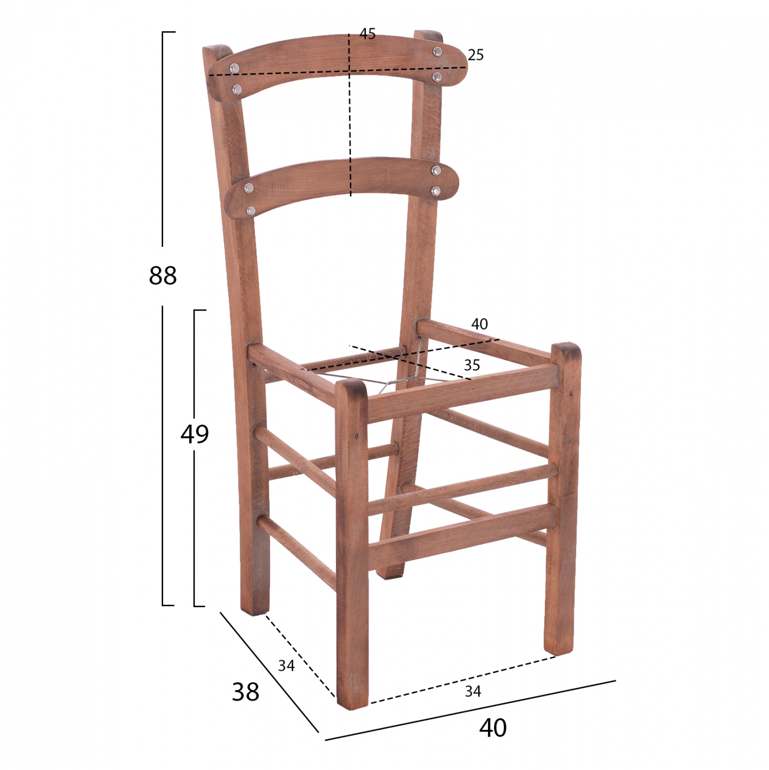 ΚΑΡΕΚΛΑ ΚΑΦΕΝΕΙΟΥ ΚΑΡΦΩΤΗ ΚΑΡΥΔΙ ΕΜΠΟΤΙΣΜΟΣ ΣΚΕΛΕΤΟΣ HM5576.01 40x38x88 εκ. 2
