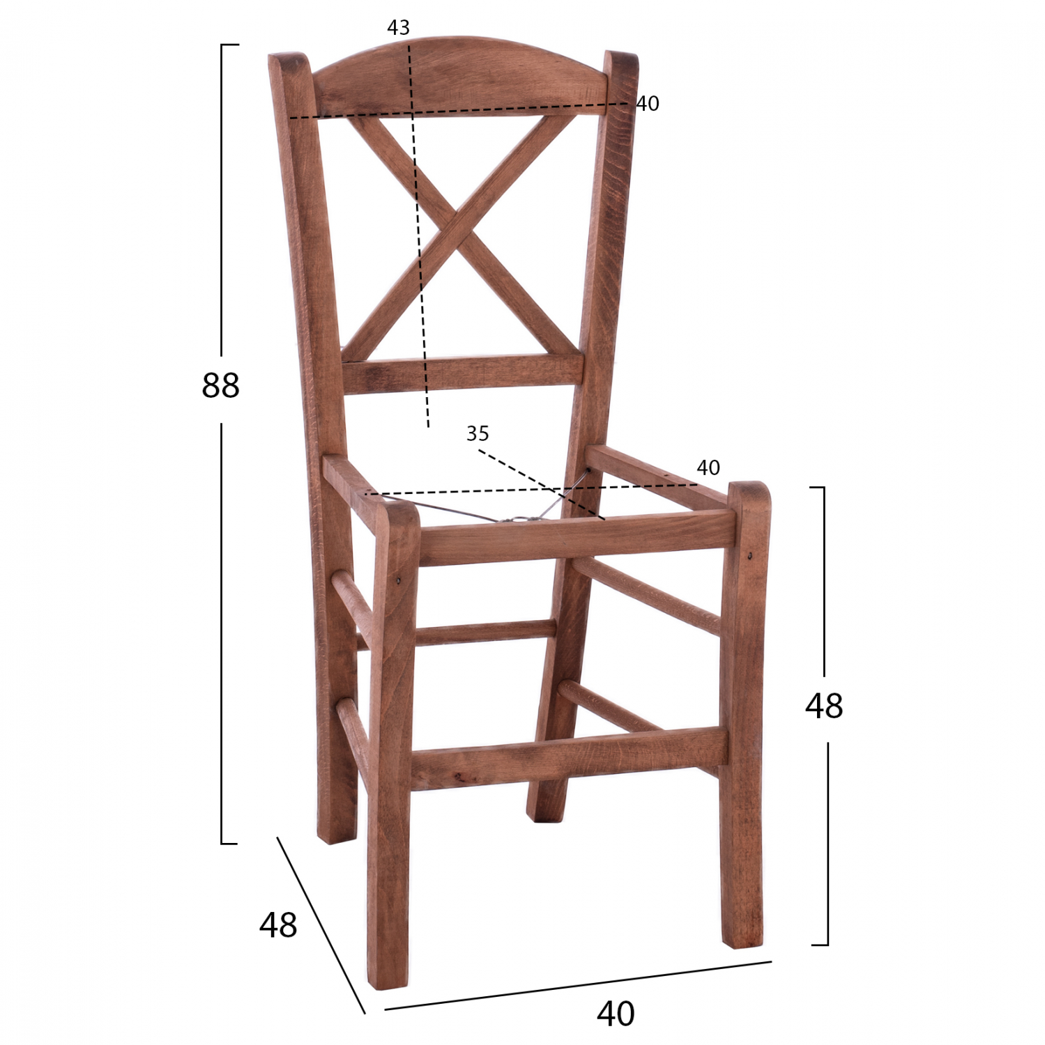 ΚΑΡΕΚΛΑ ΚΑΦΕΝΕΙΟΥ ΧΙΑΣΤΗ ΚΑΡΥΔΙ ΕΜΠΟΤΙΣΜΟΣ ΣΚΕΛΕΤΟΣ 40x48x88 εκ. 2