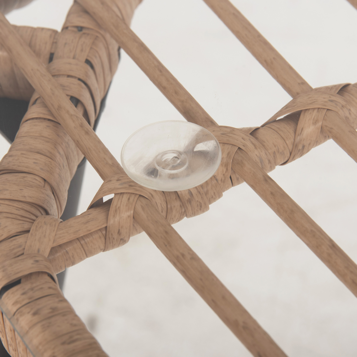 ΤΡΑΠΕΖΙ ΟΡΘΟΓΩΝΙΟ ALLEGRA ΜΕΤΑΛ.ΜΑΥΡΟ-P.E. RATTAN ΦΥΣΙΚΟ 139,5x79,5x73Υεκ. 8