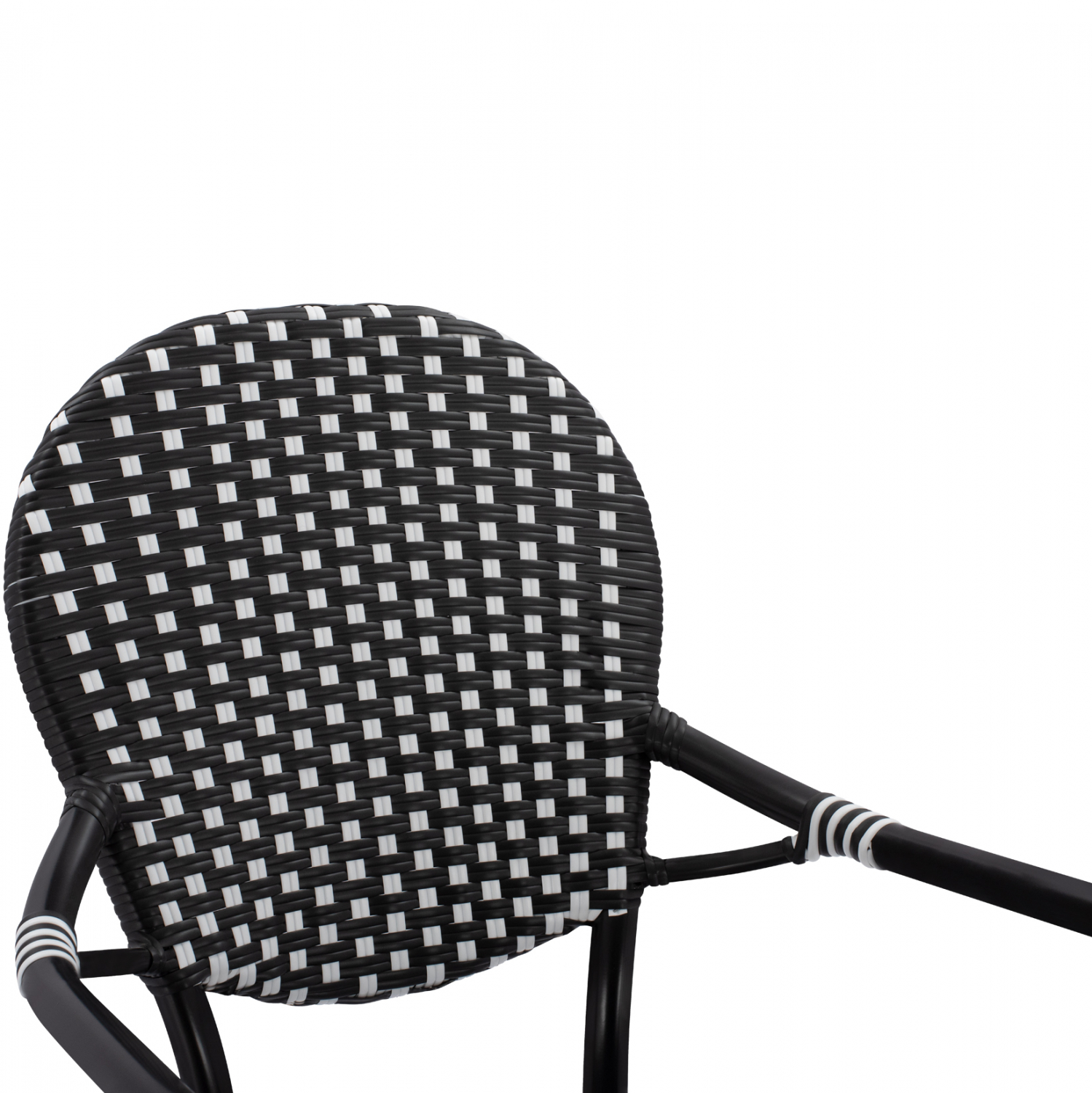 ΠΟΛΥΘΡΟΝΑ ΑΛΟΥΜΙΝΙΟΥ BAMBOO LOOK ΜΕ ΜΑΥΡΟ ΛΕΥΚΟ WICKER 56X63X96Y εκ. 8