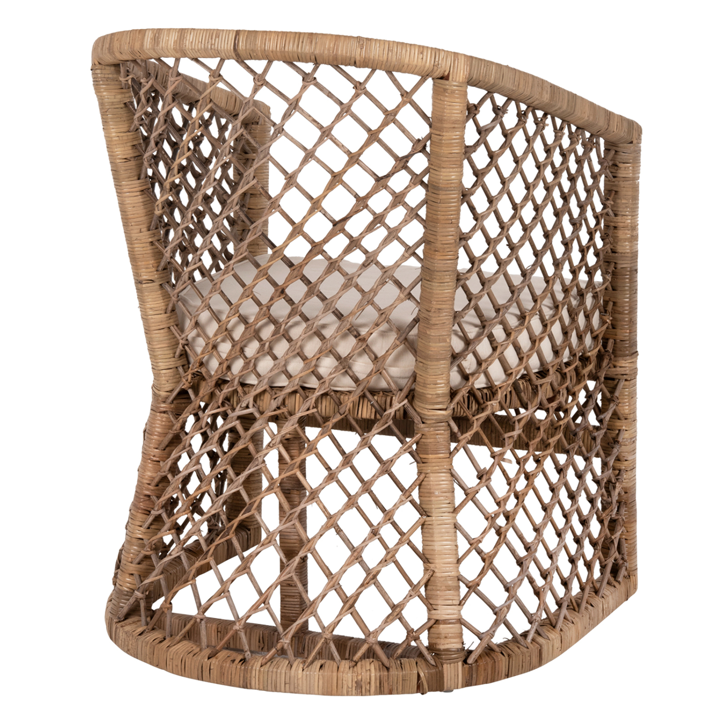 ΠΟΛΥΘΡΟΝΑ MPIKO RATTAN ΦΥΣΙΚΟ-ΜΑΞΙΛΑΡΙ ΕΚΡΟΥ 64x68x87Υ εκ. 5