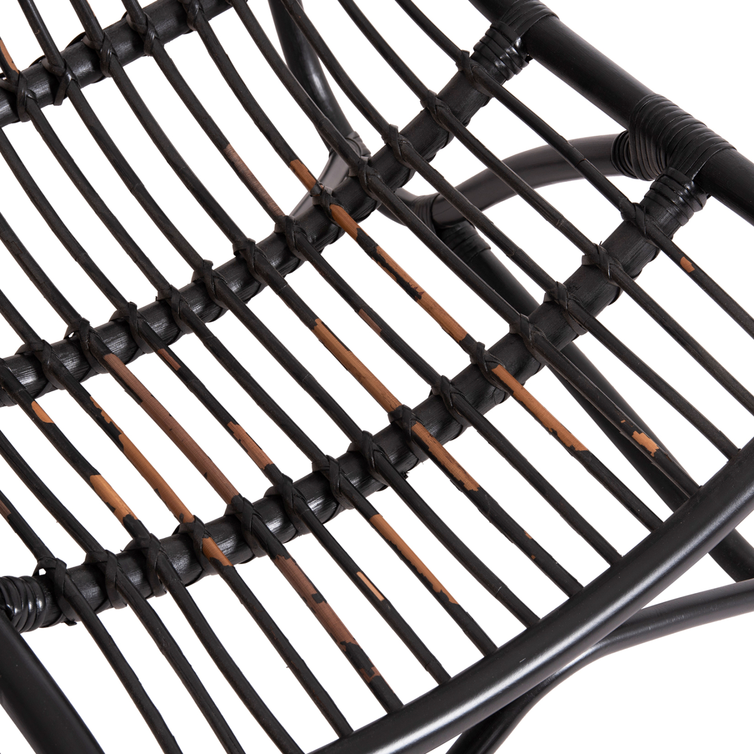 ΠΟΛΥΘΡΟΝΑ GRINN HM9815.02 ΡΑΒΔΟΙ RATTAN ΣΕ ΜΑΥΡΟ--Β' ΔΙΑΛΟΓΗΣ 56,5x73,5x79,5Υεκ. 4