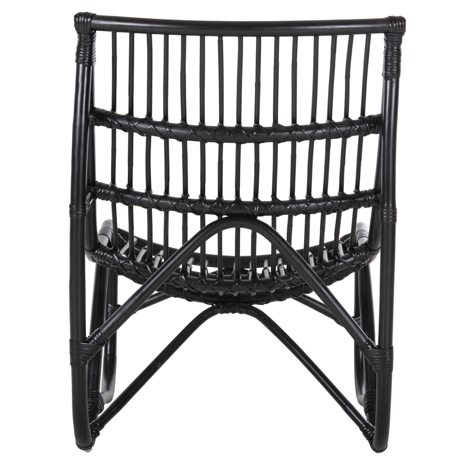 ΠΟΛΥΘΡΟΝΑ GRINN HM9815.02 ΡΑΒΔΟΙ RATTAN ΣΕ ΜΑΥΡΟ--Β' ΔΙΑΛΟΓΗΣ 56,5x73,5x79,5Υεκ. 6