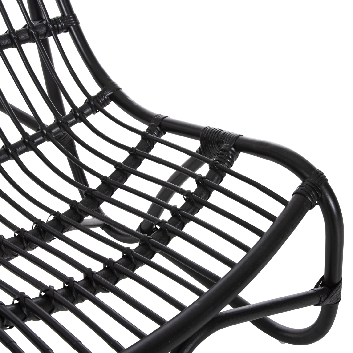 ΠΟΛΥΘΡΟΝΑ GRINN HM9815.02 ΡΑΒΔΟΙ RATTAN ΣΕ ΜΑΥΡΟ--Β' ΔΙΑΛΟΓΗΣ 56,5x73,5x79,5Υεκ. 9