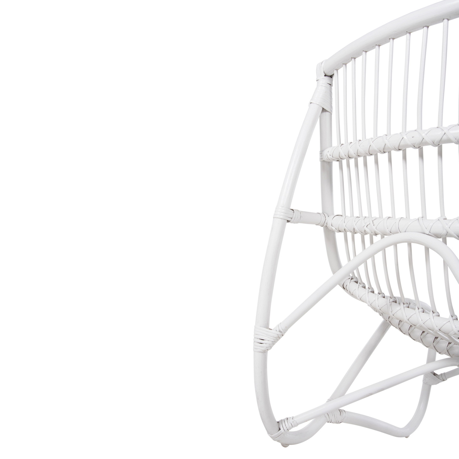 ΠΟΛΥΘΡΟΝΑ GRINN HM9815.03 ΡΑΒΔΟΙ RATTAN ΣΕ ΛΕΥΚΟ 56,5x73,5x79,5Υ εκ. 10