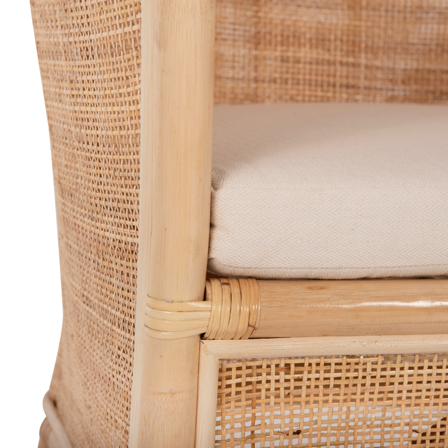 ΠΟΛΥΘΡΟΝΑ APRON RATTAN ΠΛΕΚΤΟ ΣΕ ΦΥΣΙΚΟ-ΛΕΥΚΟ ΜΑΞΙΛΑΡΙ 75x70x85Υεκ. 10