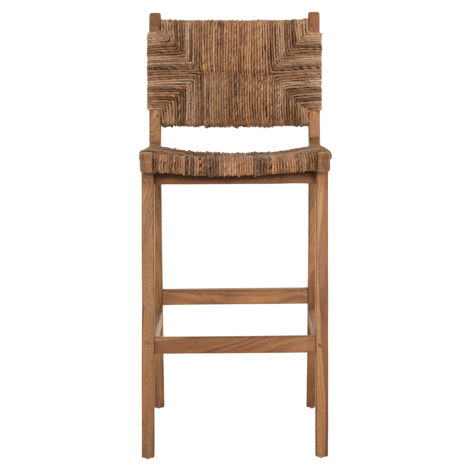 ΣΚΑΜΠΟ ΜΠΑΡ WALTER ΞΥΛO TEAK ΣΕ ΦΥΣΙΚΟ-ΨΑΘΑ 46x55x105Υ εκ. 3