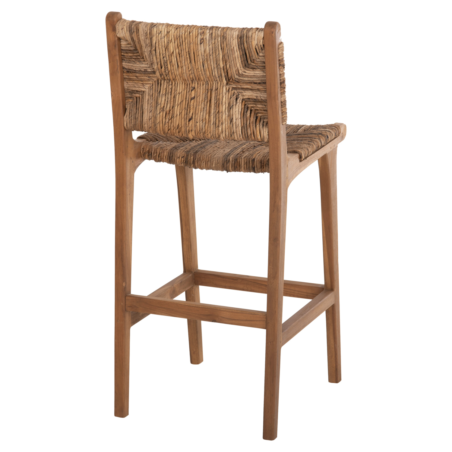 ΣΚΑΜΠΟ ΜΠΑΡ WALTER ΞΥΛO TEAK ΣΕ ΦΥΣΙΚΟ-ΨΑΘΑ 46x55x105Υ εκ. 5