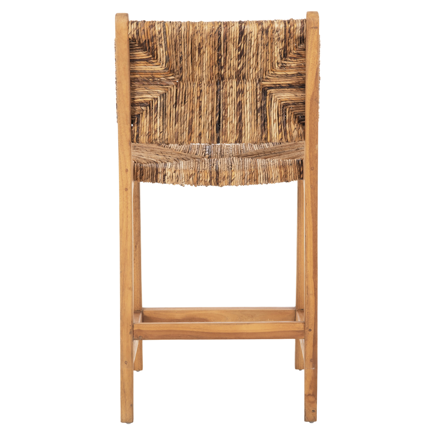 ΣΚΑΜΠΟ ΜΠΑΡ WALTER ΞΥΛO TEAK ΣΕ ΦΥΣΙΚΟ-ΨΑΘΑ 46x55x96Υεκ. 6