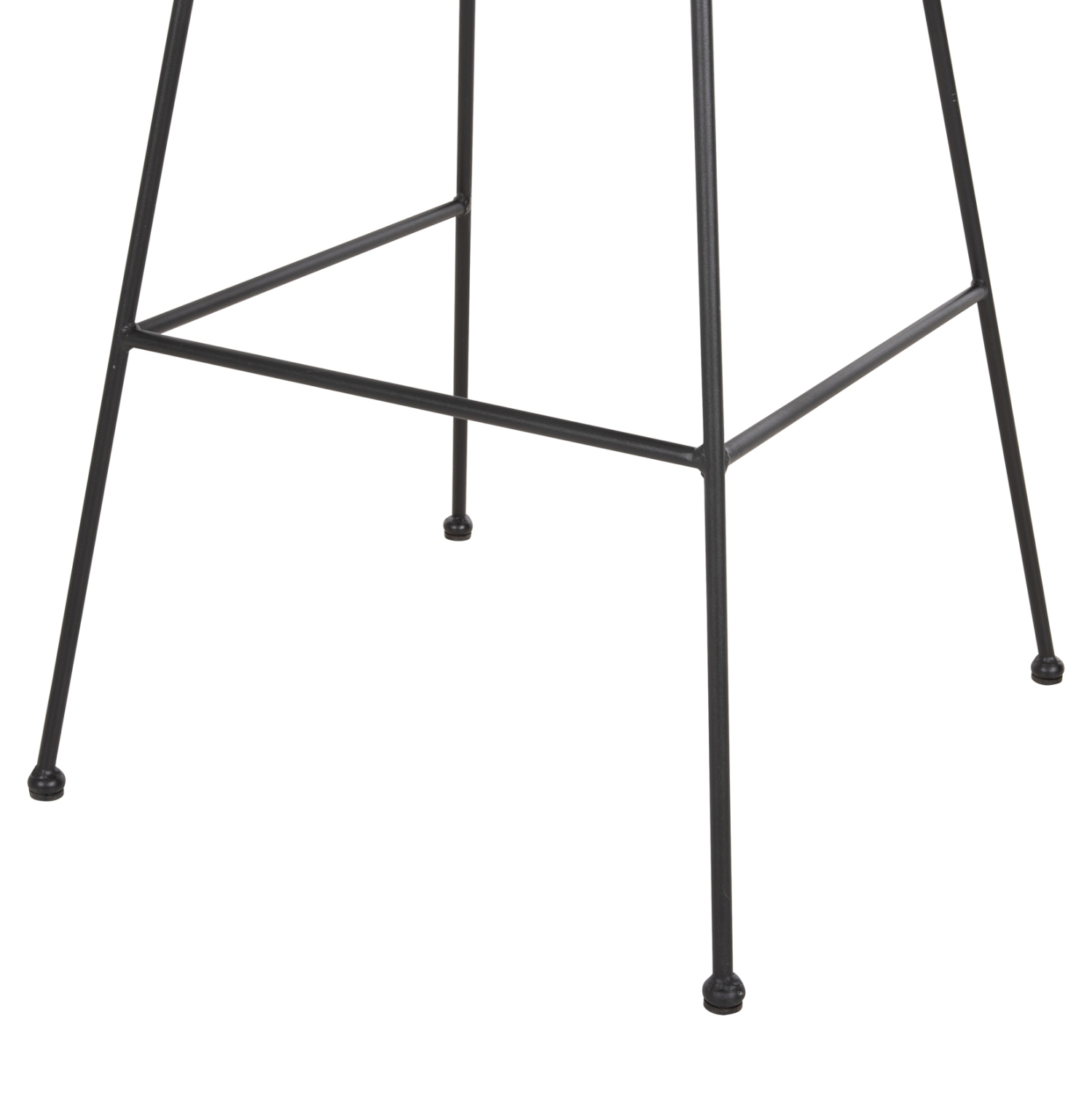 ΣΚΑΜΠΟ ΜΠΑΡ ALLEGRA HM5455.11 ΜΕΤΑΛΛΟ&amp;ΜΑΞΙΛΑΡΙ ΜΑΥΡΟ-WICKER ΜΠΕΖ 56x59x116,5Υεκ. 10