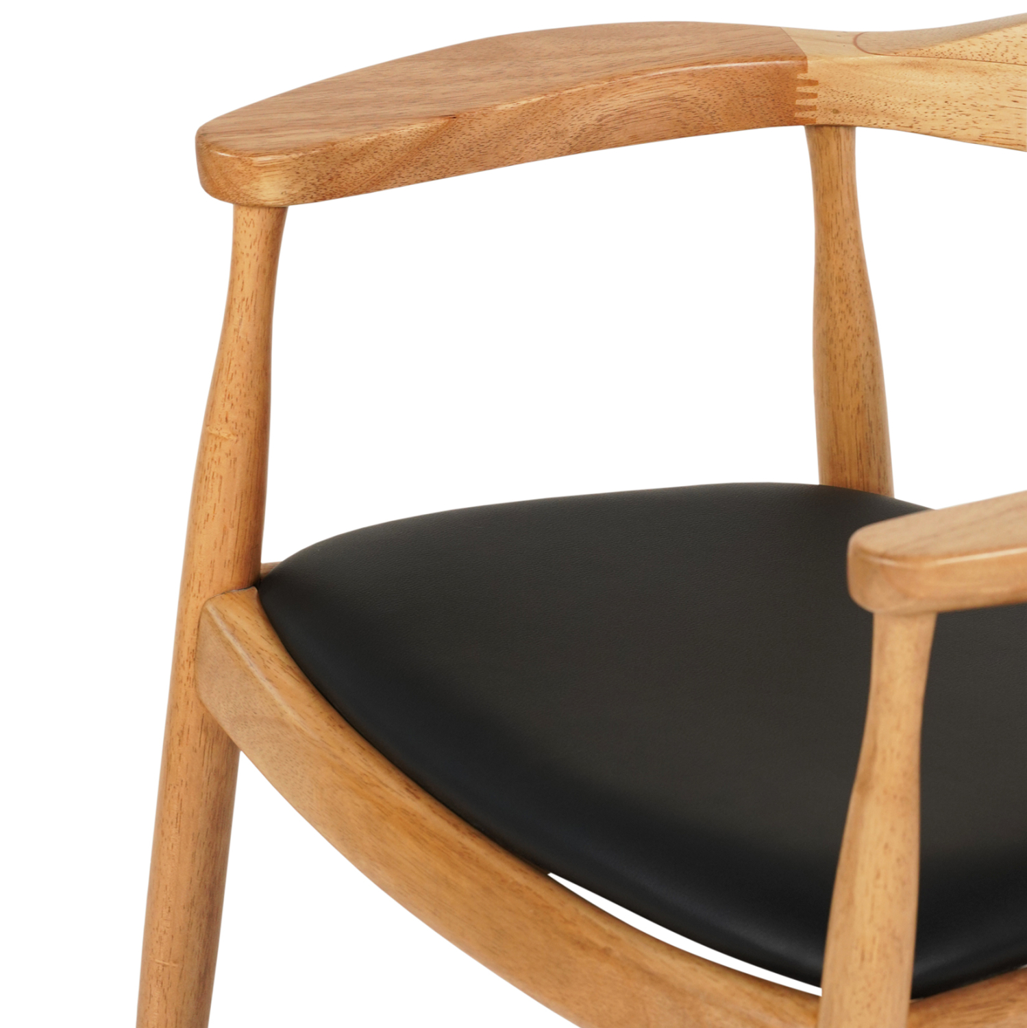 ΠΟΛΥΘΡΟΝΑ ΤΡΑΠΕΖΑΡΙΑΣ ADOR RUBBERWOOD ΣΕ ΟΑΚ ΚΑΙ ΜΑΥΡΟ PU 62x54x76,5Υεκ 6