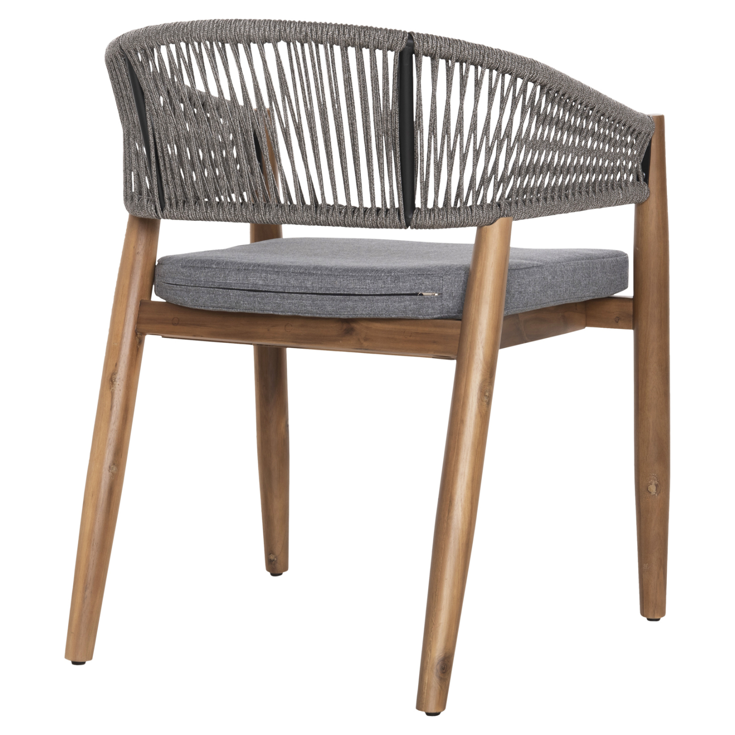 ΠΟΛΥΘΡΟΝΑ NAVAN ΞΥΛΟ ΑΚΑΚΙΑΣ ΦΥΣΙΚΟ-ΣΧΟΙΝΙ NYLON ΓΚΡΙ 59x58x76Υεκ. 5