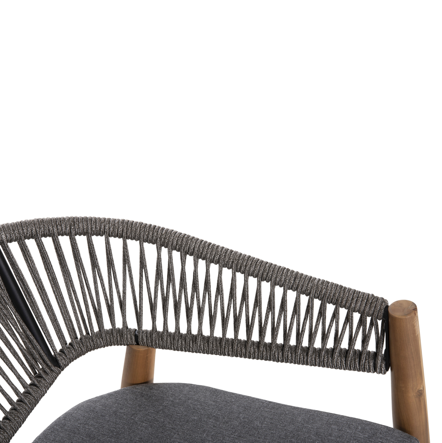 ΠΟΛΥΘΡΟΝΑ NAVAN ΞΥΛΟ ΑΚΑΚΙΑΣ ΦΥΣΙΚΟ-ΣΧΟΙΝΙ NYLON ΓΚΡΙ 59x58x76Υεκ. 7