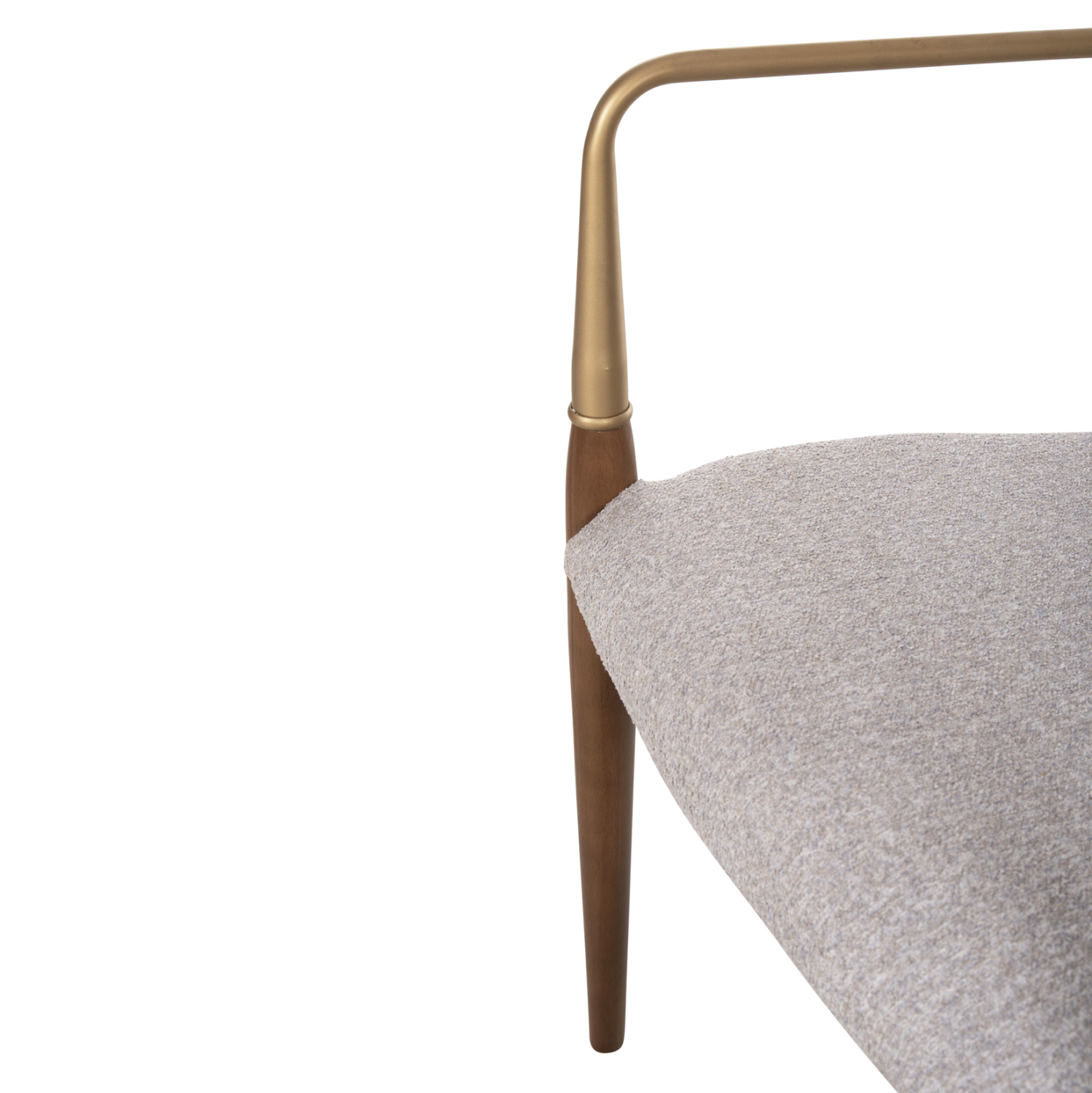 ΠΟΛΥΘΡΟΝΑ BERLINETA ΞΥΛΟ ΟΞΙΑΣ-ΜΕΤΑΛΛΟ-ΥΦΑΣΜΑ ΕΚΡΟΥ 57x55x83Υεκ. 10